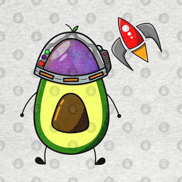 Avocado Spaceman by ShutterStudios